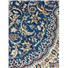 Image 7 : Naein 100% Authentic Hand Knotted Wool Persian Rug Handmade in Iran The best color (beautiful blue)