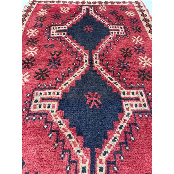 Shiraz 100% Authentic Hand Knotted Wool Persian Rug Handmade in Iran geometric map Fluffy carpet Woo