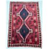 Image 5 : Shiraz 100% Authentic Hand Knotted Wool Persian Rug Handmade in Iran geometric map Fluffy carpet Woo