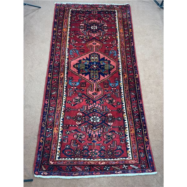 Zanjan 100% Authentic Hand Knotted Wool Persian Rug Handmade in Iran geometric map Fluffy carpet (Th