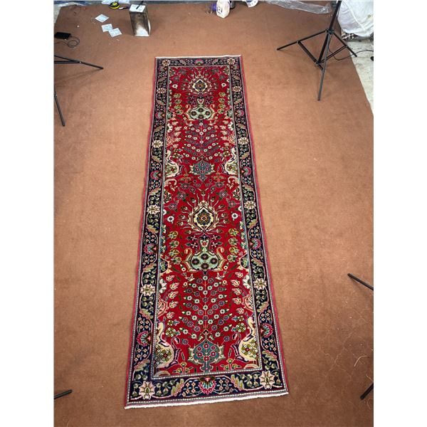 Tabriz 100% Authentic Hand Knotted Wool Persian Rug Handmade in Iran all over design with vase map h