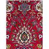 Image 5 : Tabriz 100% Authentic Hand Knotted Wool Persian Rug Handmade in Iran all over design with vase map h