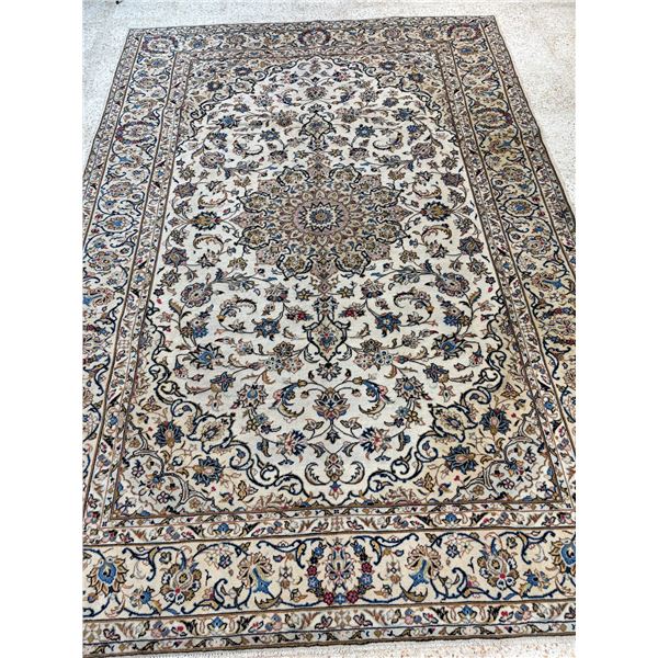 Kashan 100% Authentic Hand Knotted Wool Persian Rug Handmade in Iran one of famous carpet in Iran Be