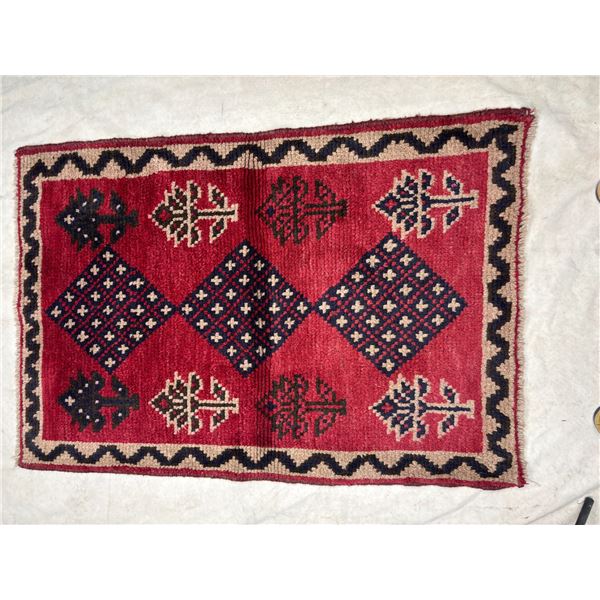 Shiraz 100% Authentic Hand Knotted Wool Persian Rug Handmade in Iran geometric map Fluffy carpet Woo