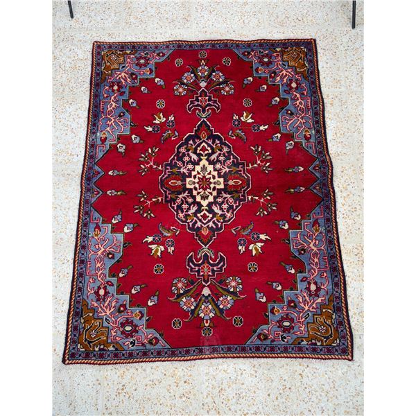 Arak 100% Authentic Hand Knotted Wool Persian Rug Handmade in Iran Low pile (These carpets have been