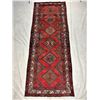 Image 1 : Hamedan 100% Authentic Hand Knotted Wool Persian Rug Handmade in Iran Fluffy Runner geometric map Be