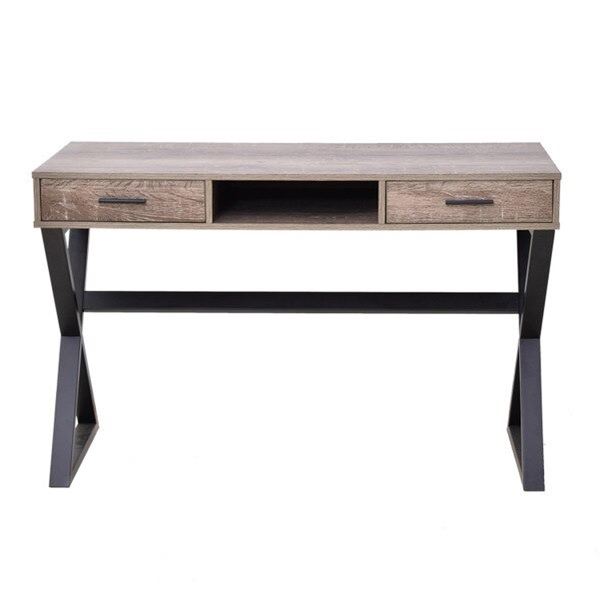 BNIB JR Home Collection Industrial Look X Desk with Drawers RV: $389 47.24"L x 19.69"W x 29.53"H