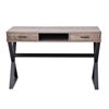 Image 1 : BNIB JR Home Collection Industrial Look X Desk with Drawers RV: $389 47.24"L x 19.69"W x 29.53"H