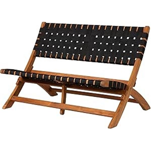 BNIB Patioflare Nylon Weave Folding Patio Bench RV: $379