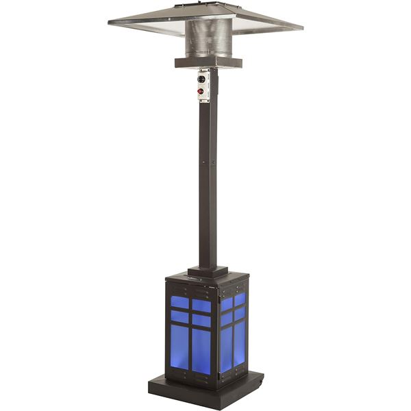 BNIB Paramount Illuminated Mission Patio Heater 46,000 BTU, Square RV: $389.99