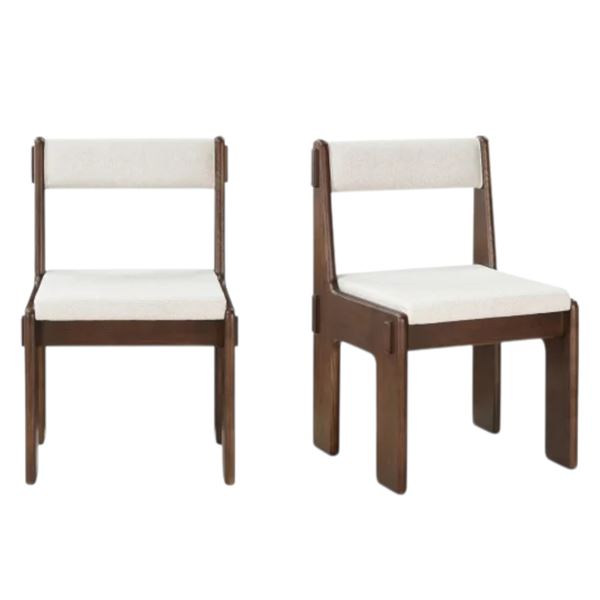 BNIB Moe's Set of 2 Ashby Dining Chair - Beige - RV: $1199 CAD (BC-1133-20)