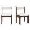 Image 1 : BNIB Moe's Set of 2 Ashby Dining Chair - Beige - RV: $1199 CAD (BC-1133-20)