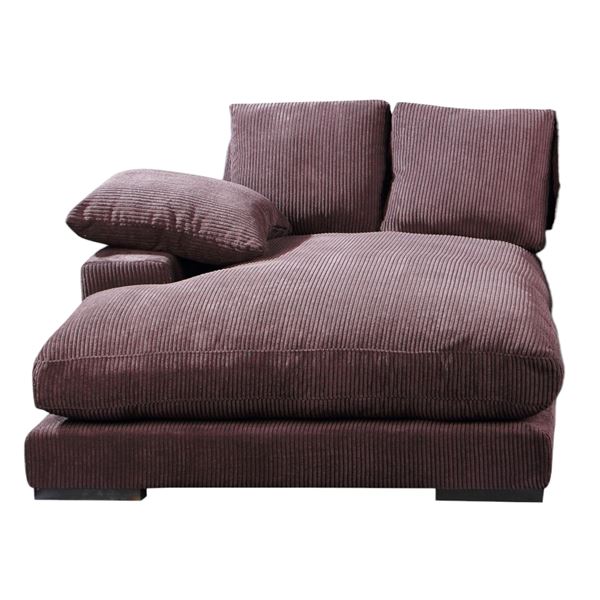 BNIB Moe's Plunge Dark Brown Chaise (1-Pcs) - RV: $3249 CAD (TN-1004-20-B)