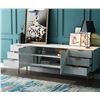 Image 2 : BNIB Honeycomb TV Stand - RV: $1499 - Size:71(L)X16(D)X26(H)