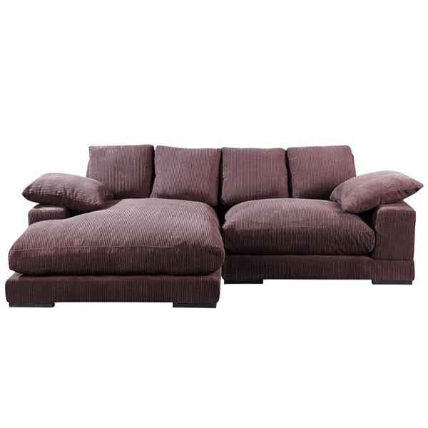 New Moe's Plunge Dark Brown Sectional - RV: $3249 CAD (TN-1004-20-0 / without box)