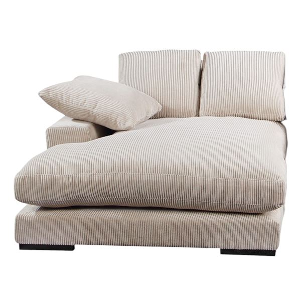New Moe's Plunge Chaise (1-Pcs) Cappuccino - RV: $3249 CAD (TN-1004-14 / without box)