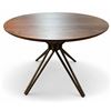 Image 1 : BNIB Wendy 39" Walnut Round Dining Table - RV: $599, H76cm x Dia. 100cm