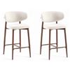 Image 1 : BNIB Emily Group of 2 Beige Bar Chairs - RV: $418