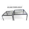 Image 1 : New Style in Form Deco Coffee Table Black - Glass tops only