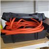Image 8 : Group of Warehouse Supplies Includes Extension Cords & Work Light, Tape Guns, Moving Straps