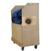 Image 2 : Large Group of Moving Blankets w/ Rolling Wooden Storage Cart, H55"x41"x22"