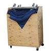 Image 1 : Large Group of Moving Blankets w/ Rolling Wooden Storage Cart, H55"x41"x22"