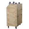 Image 2 : Large Group of Moving Blankets w/ Rolling Wooden Storage Cart, H55"x41"x22"