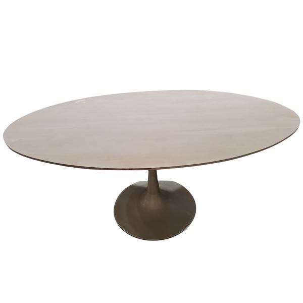 New Oval Dining Table, H30" x W71" x 39"  (store display item without box)