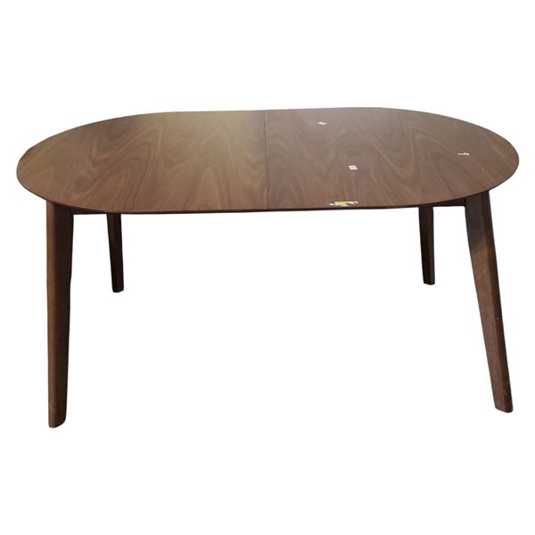 New Extendable Dining Table, H29" x. W59" x D35" (store display item without box - As Is)