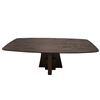 Image 1 : New LH Large Dining Table - Black, H29" x W86" x D39"  (store display item without box)