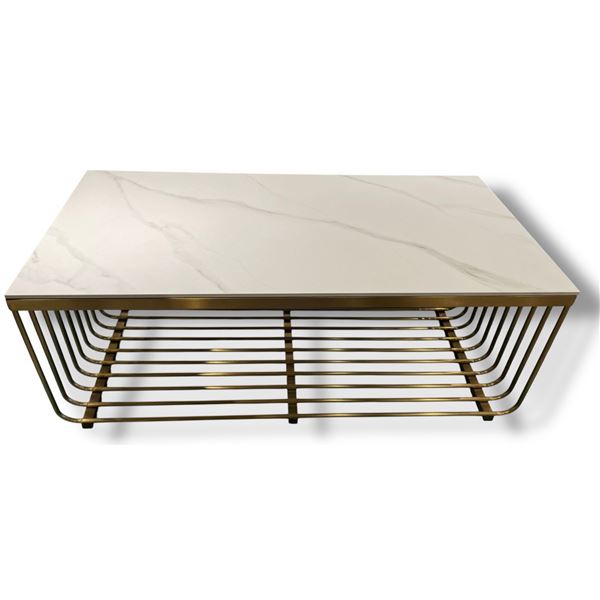 New Maya Marble Coffee Table - RV: $999 - H18" x W47" x D24" (without box)