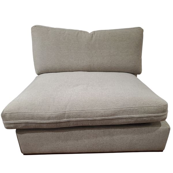 New Moe's Rue Modular Slipper Chair (1-Pcs), RV: $1549 CAD  (store display item without box)