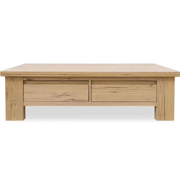 Moe's - GRAHAM STORAGE COFFEE TABLE RUSTIC OAK - RP:  $2,449 - Dimensions: 60"W x 35"D x 17"H -Model