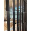 Image 3 : 3-Pcs Contemporary Floating Slat Partition Walls, Approx. H118" x W118" Each