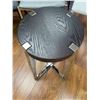 Image 2 : New Contemporary Chrome Stool - H25"
