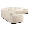Image 2 : BNIB Moe's Roman Sectional (L-Shaped Oat - Oatmeal) RV: $7,449 - 118.00" W x 118.00" D x 26.50" H