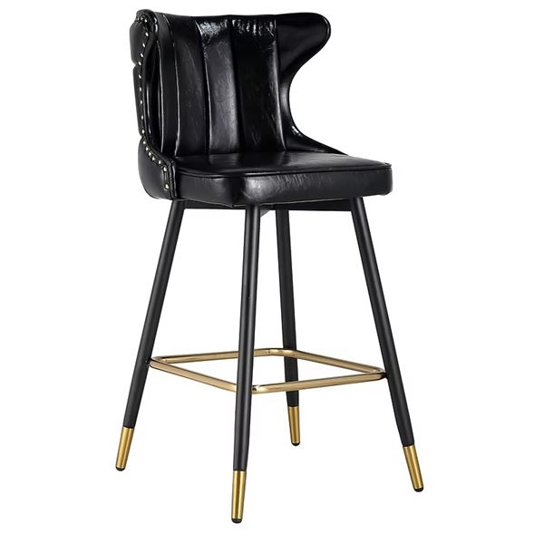 New Enrique Bar Stool - Jet Black