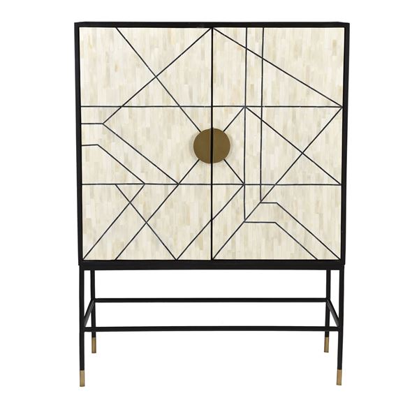 BNIB Moe's - SHAWS CABINET - RP: $3,099 - Dimensions: 40"W x 16"D x 55"H - Model: GZ-1136-37-0