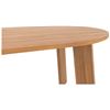 Image 3 : BNIB Moe's - DELTA OUTDOOR DINING TABLE OVAL NATURAL - RP: $3,399 - Dimensions: 84"W x 39.5"D x 30"H