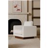 Image 1 : BNIB Moe's - VERNON ACCENT CHAIR WHITE - RP: $1,699 - Dimensions: 33.5"W x 35.4"D x 30.7"H - Model: