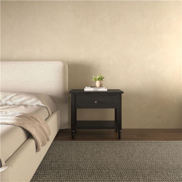 BNIB Moe's - KATHERINE NIGHTSTAND - RP: $969 - Dimensions: 30"W x 18"D x 26"H - Model: JU-1009-02
