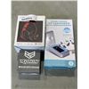 Image 1 : WIRELESS HEADSET, UV SANITIZER, AND BLUETOOTH SPEAKER