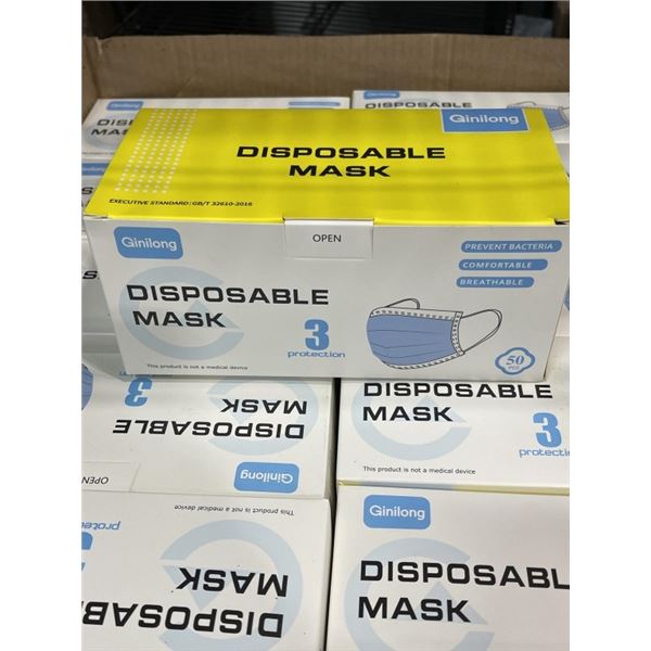 ASSORTED NEW DISPOASABLE FACE MASKS