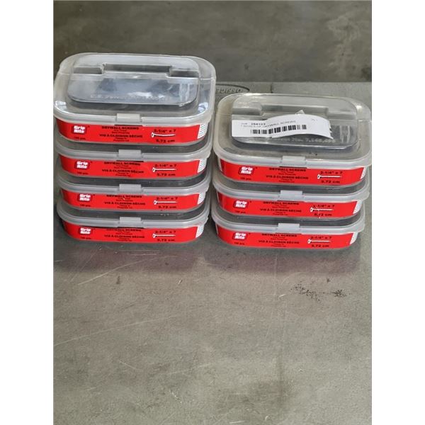 7 BOXES OF DRYWALL SCREWS