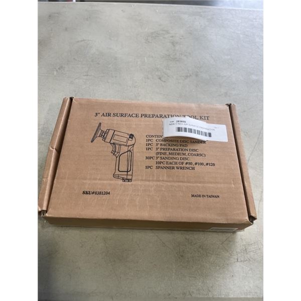 NEW 3 INCH AIR SURAFCE PREPARATION TOOL KIT