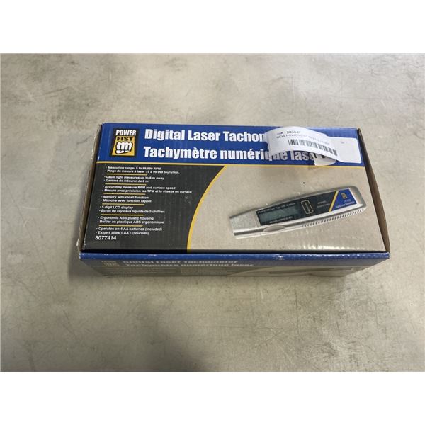 NEW POWER FIST DIGITAL LASER TACHOMETER