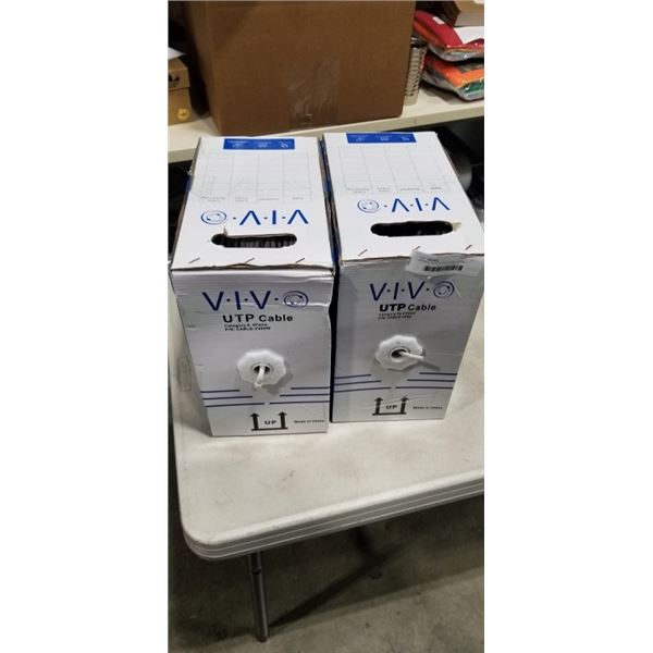 APPROX 700 FT OF CAT 6 AND CAT 5E CABLE