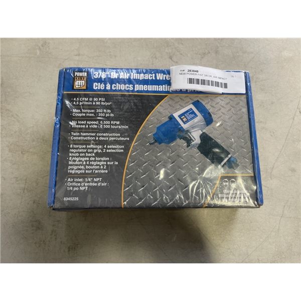 NEW POWER FIST 3/8 DR. AIR IMPACT WRENCH