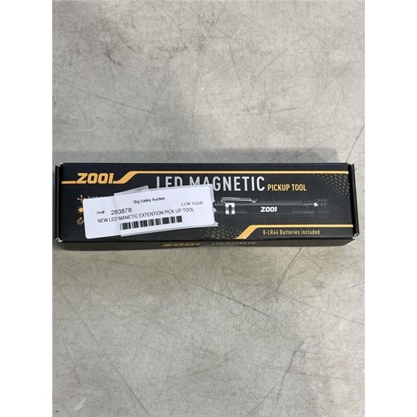 NEW LED MANETIC EXTENTION PICK UP TOOL FLASHLIGHT