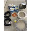 Image 1 : BOX OF NEW OUTFLOW HOSE, WATER LINE AND MORE